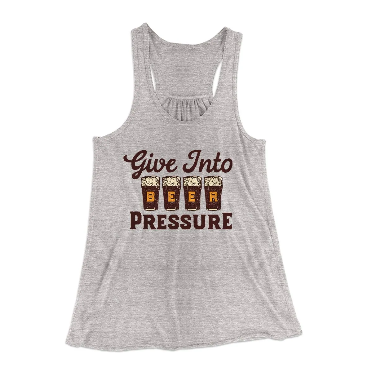 Give Into Beer Pressure Women's Flowey Tank Top