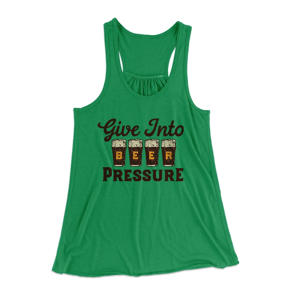 Give Into Beer Pressure Women's Flowey Tank Top
