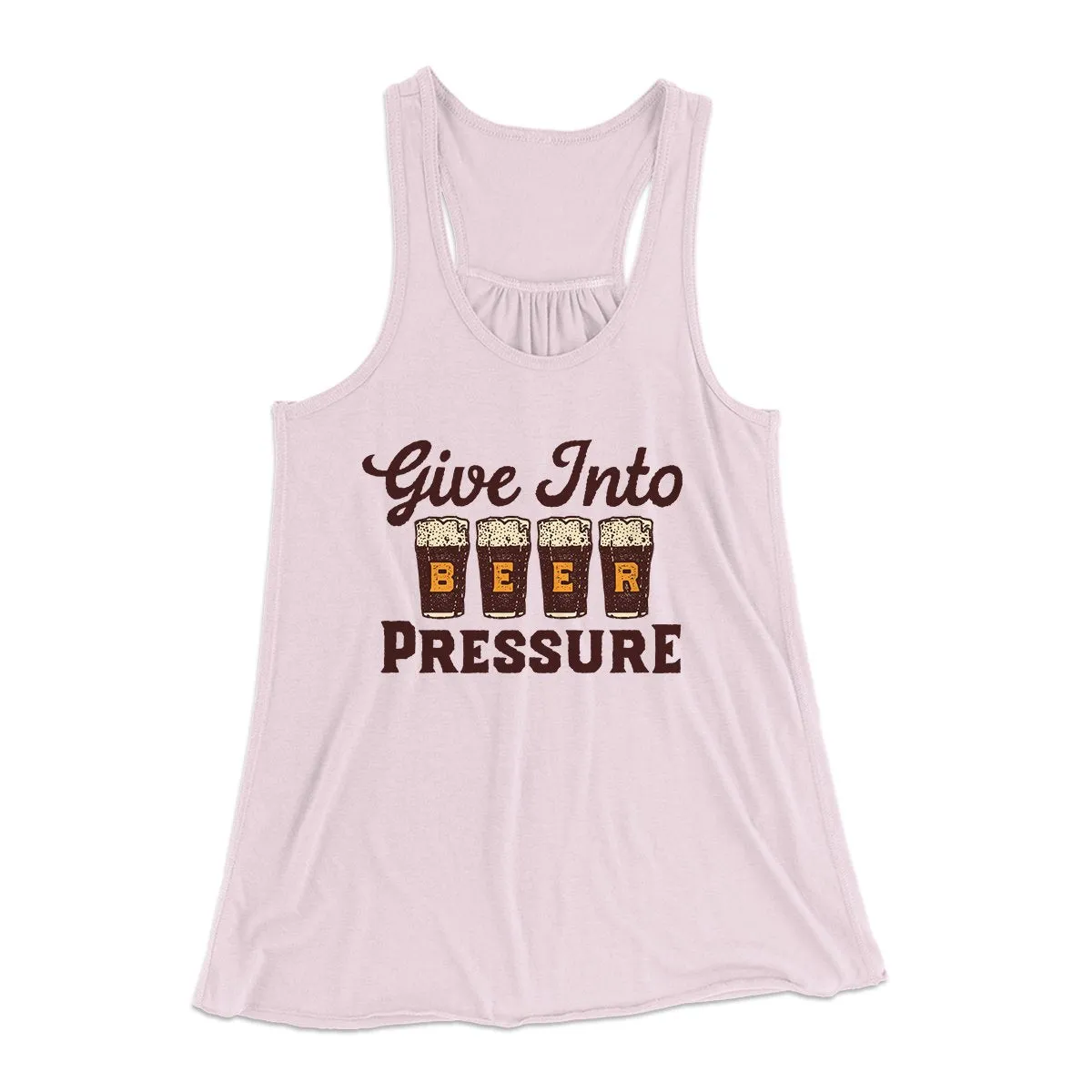 Give Into Beer Pressure Women's Flowey Tank Top