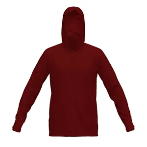Glide SlimFit HP Tech Zip Hoodie Maroon