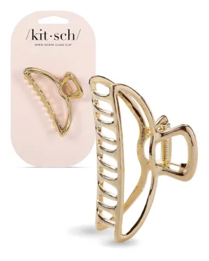 Gold Metal Claw Clips, Large Hair Clips for All Hair Types, Hair Claw Clip, Cute Claw Clips for Girls and Women, Hair Claw, Strong Hair Clips, Claw Clip, 1 Piece