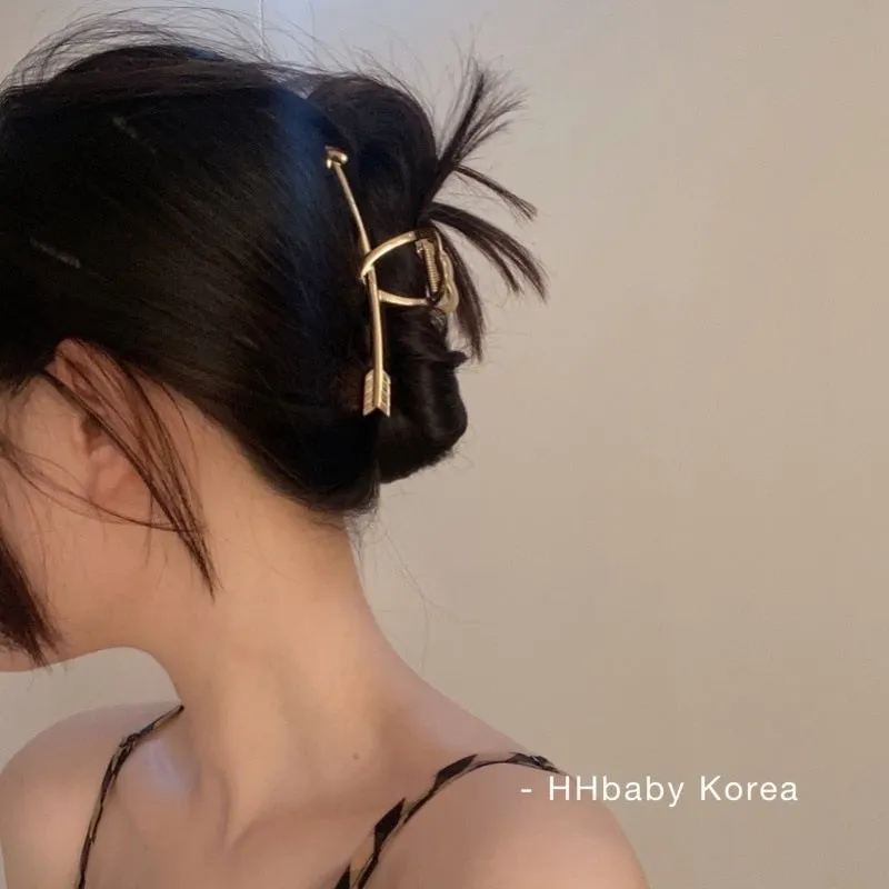 Gold S-Shaped Hairpin Set