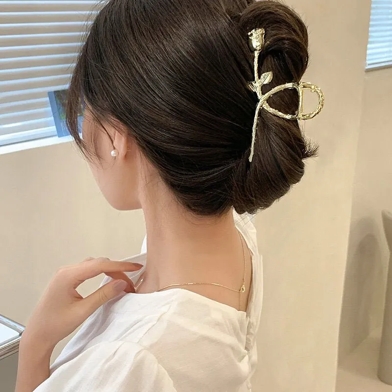 Gold S-Shaped Hairpin Set