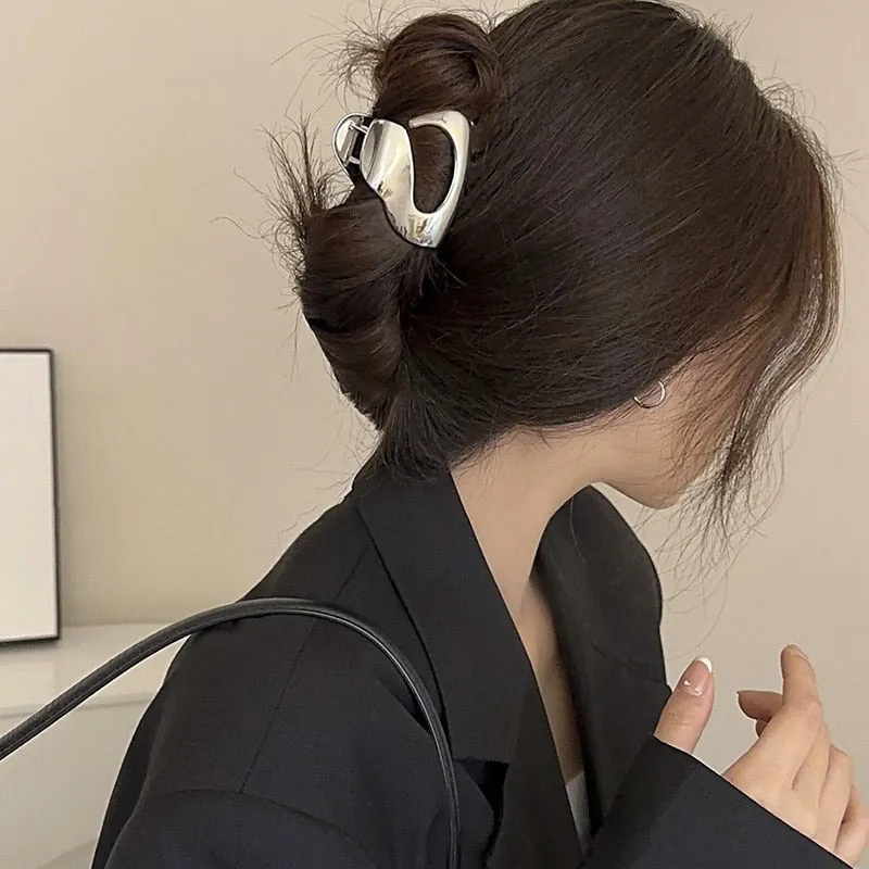 Gold S-Shaped Hairpin Set