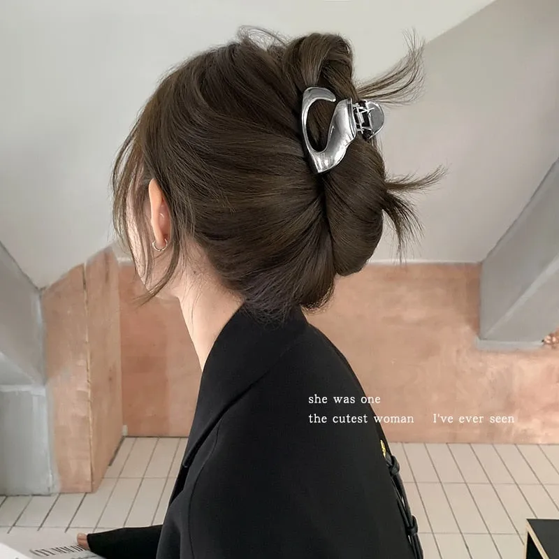 Gold S-Shaped Hairpin Set