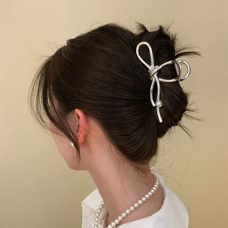 Gold S-Shaped Hairpin Set