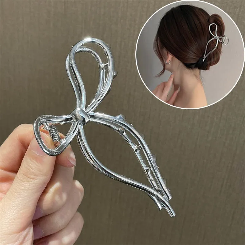 Gold S-Shaped Hairpin Set