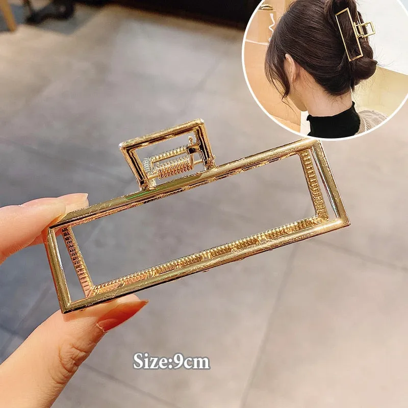 Gold S-Shaped Hairpin Set