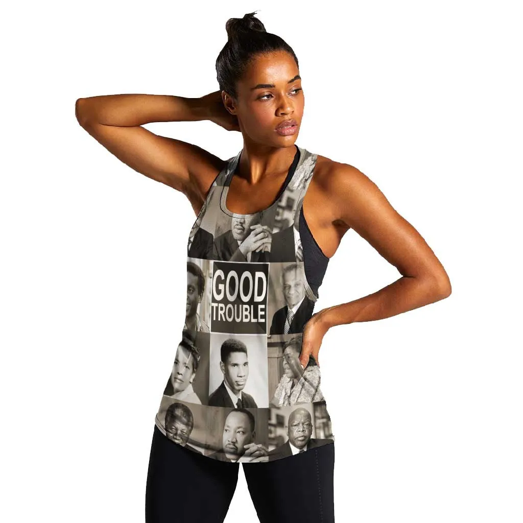 Good Trouble Women Racerback Tank Civil Rights Leaders DT02