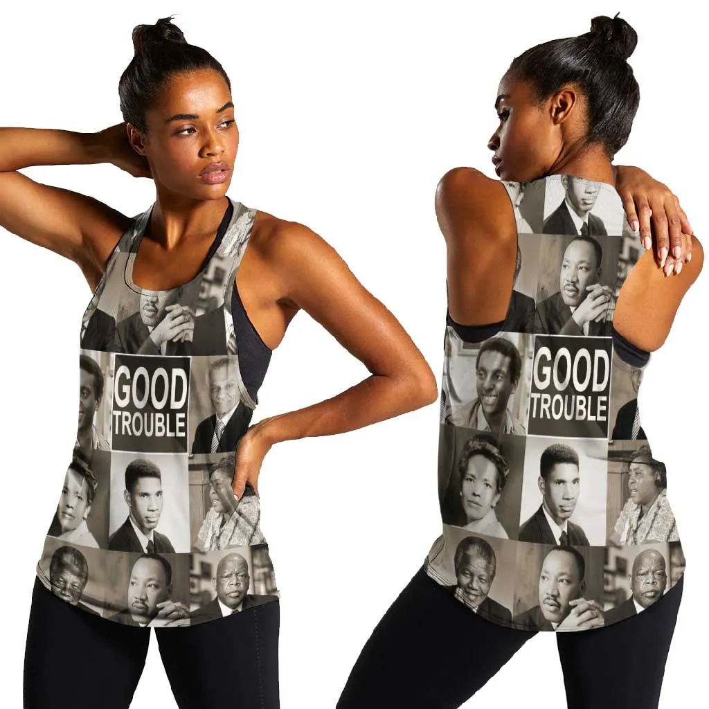 Good Trouble Women Racerback Tank Civil Rights Leaders DT02