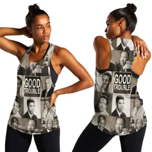 Good Trouble Women Racerback Tank Civil Rights Leaders DT02