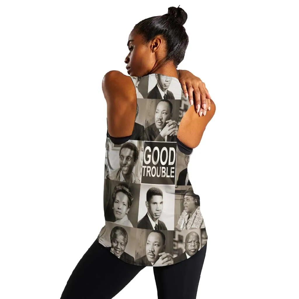 Good Trouble Women Racerback Tank Civil Rights Leaders DT02