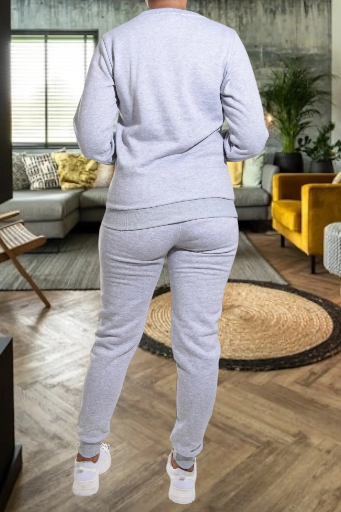 Grey California Fleece Tracksuit Set