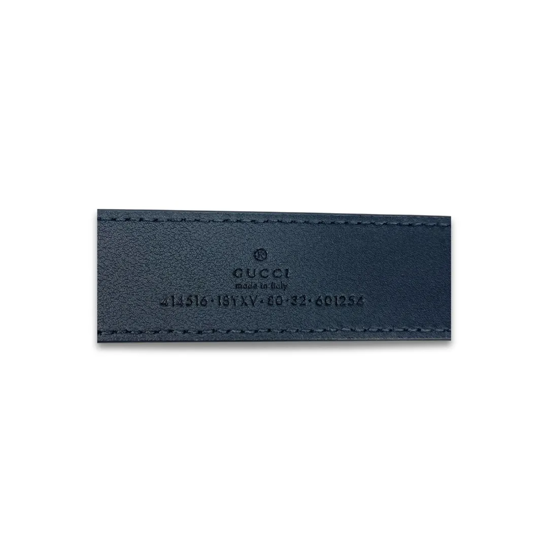 Gucci Black 1" Marmont Belt - Size 80