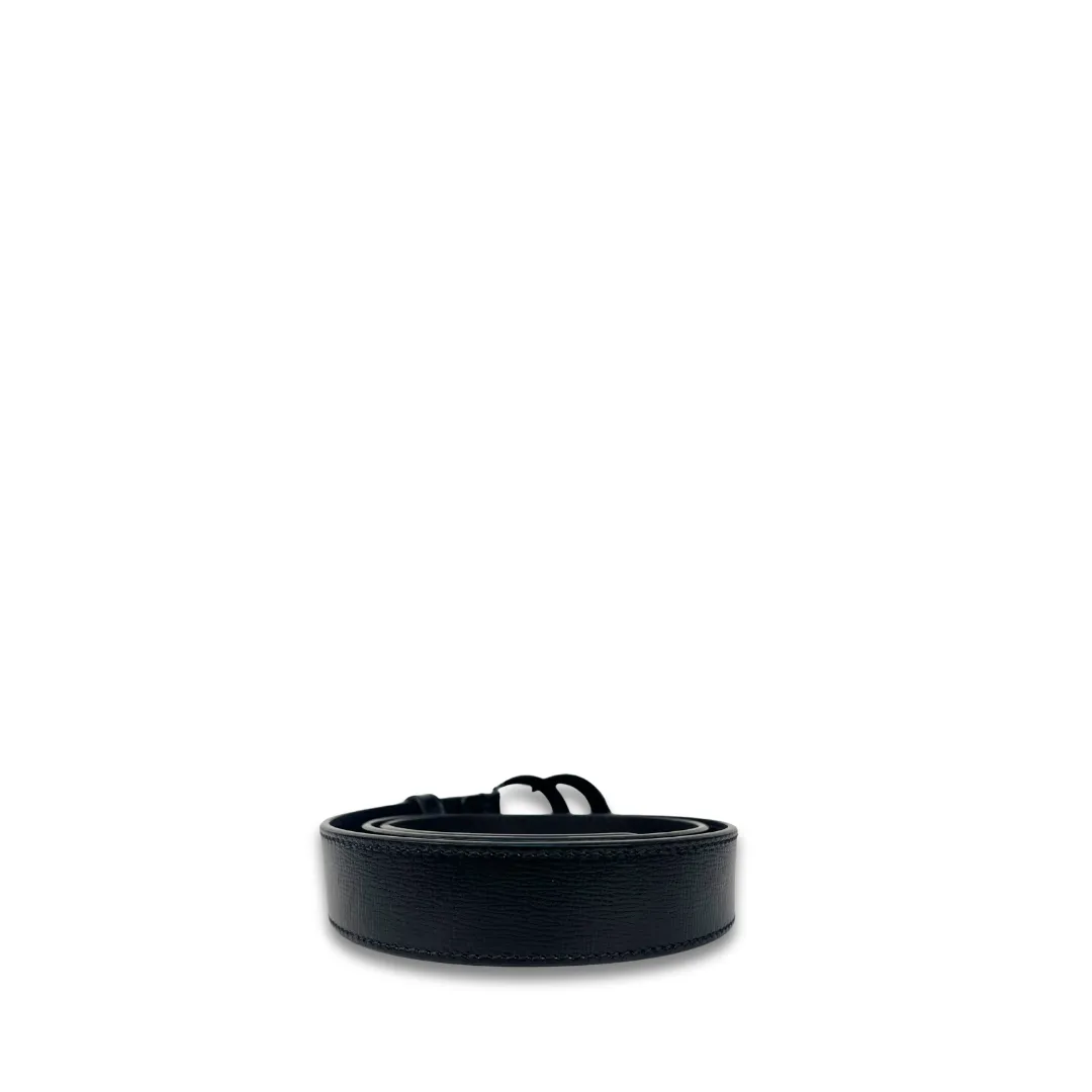Gucci Black 1" Marmont Belt - Size 80