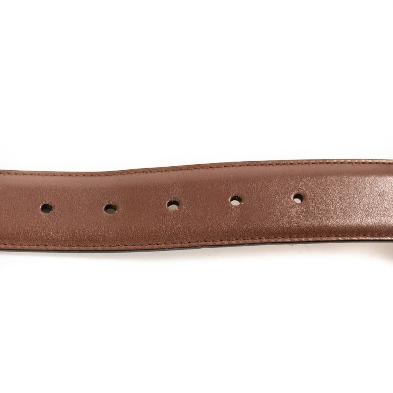 Gucci GG Interlocking Leather Belt