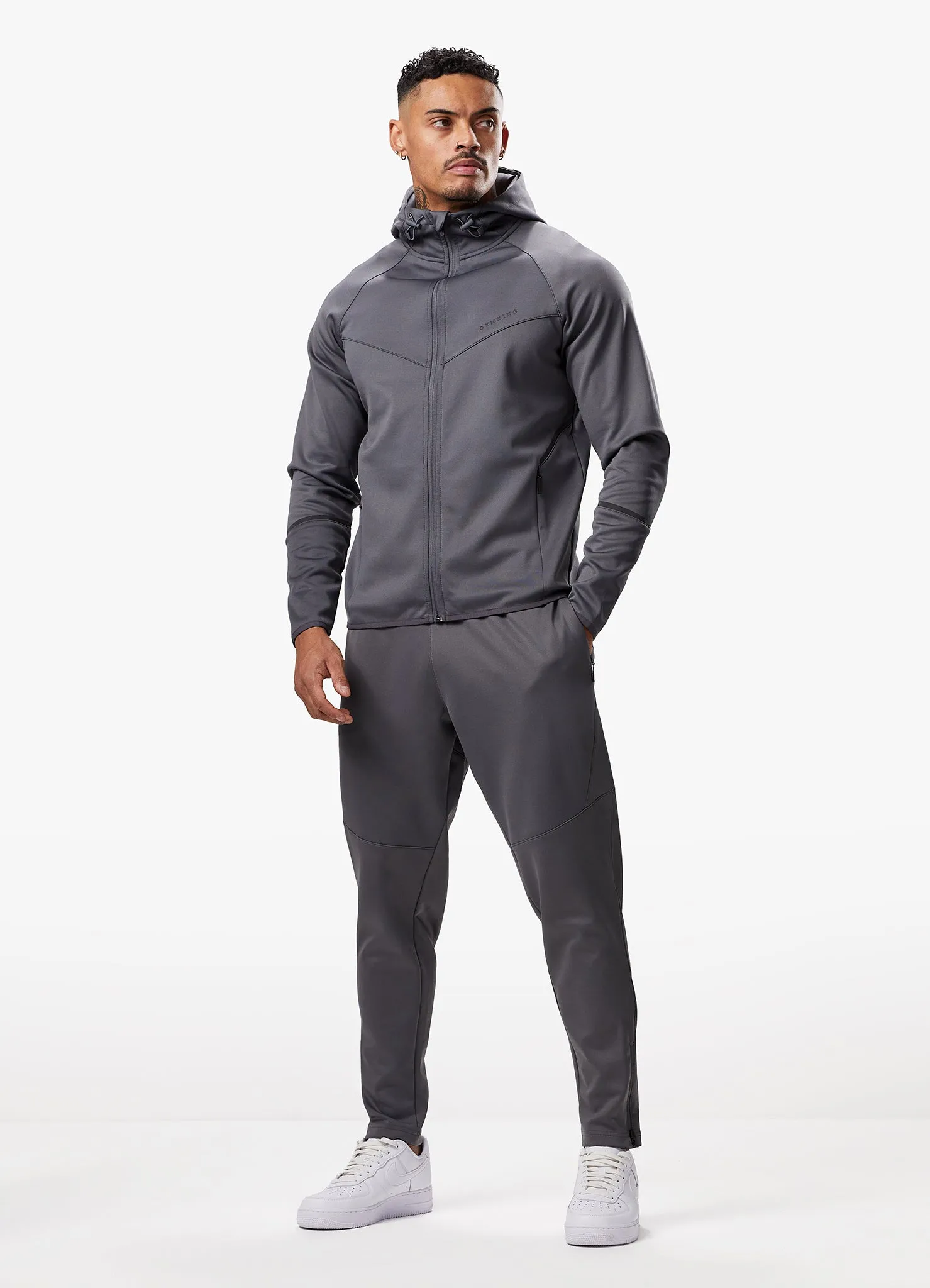 Gym King Alpha Poly Tracksuit - Graphite