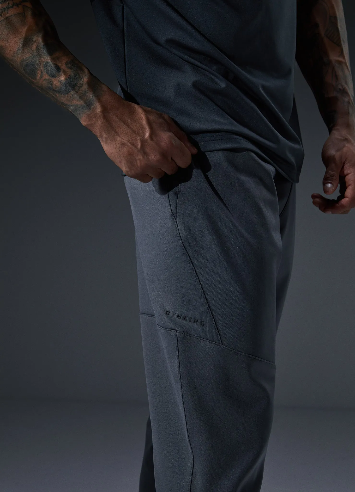 Gym King Alpha Poly Tracksuit - Graphite