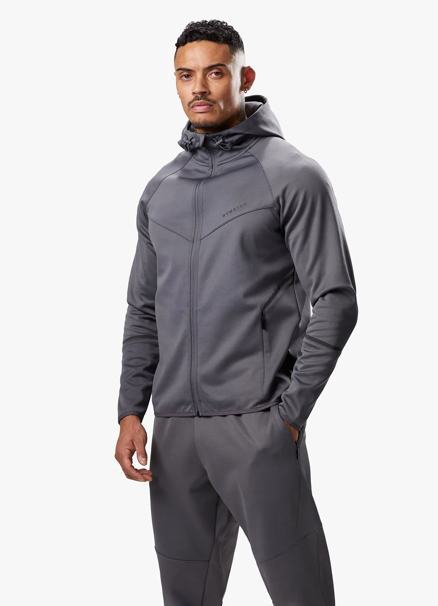 Gym King Alpha Poly Tracksuit - Graphite