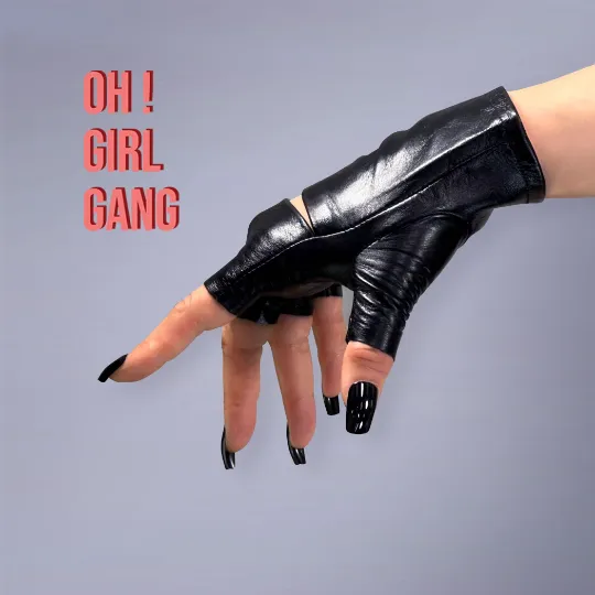 Half Fingers GENUINE LEATHER short gloves