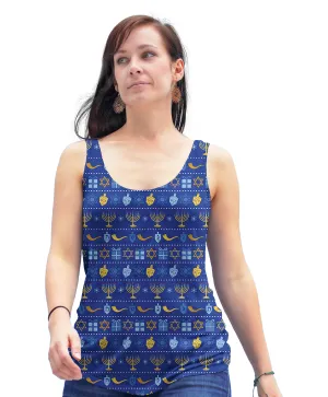Hanukkah Racerback Tank Top