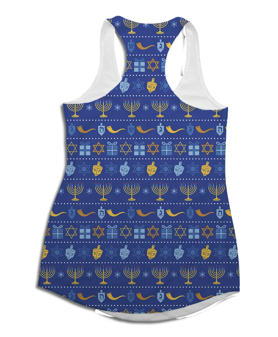 Hanukkah Racerback Tank Top