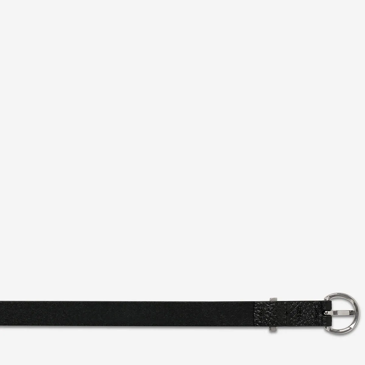Happens All The Time Belt - Black/Silver