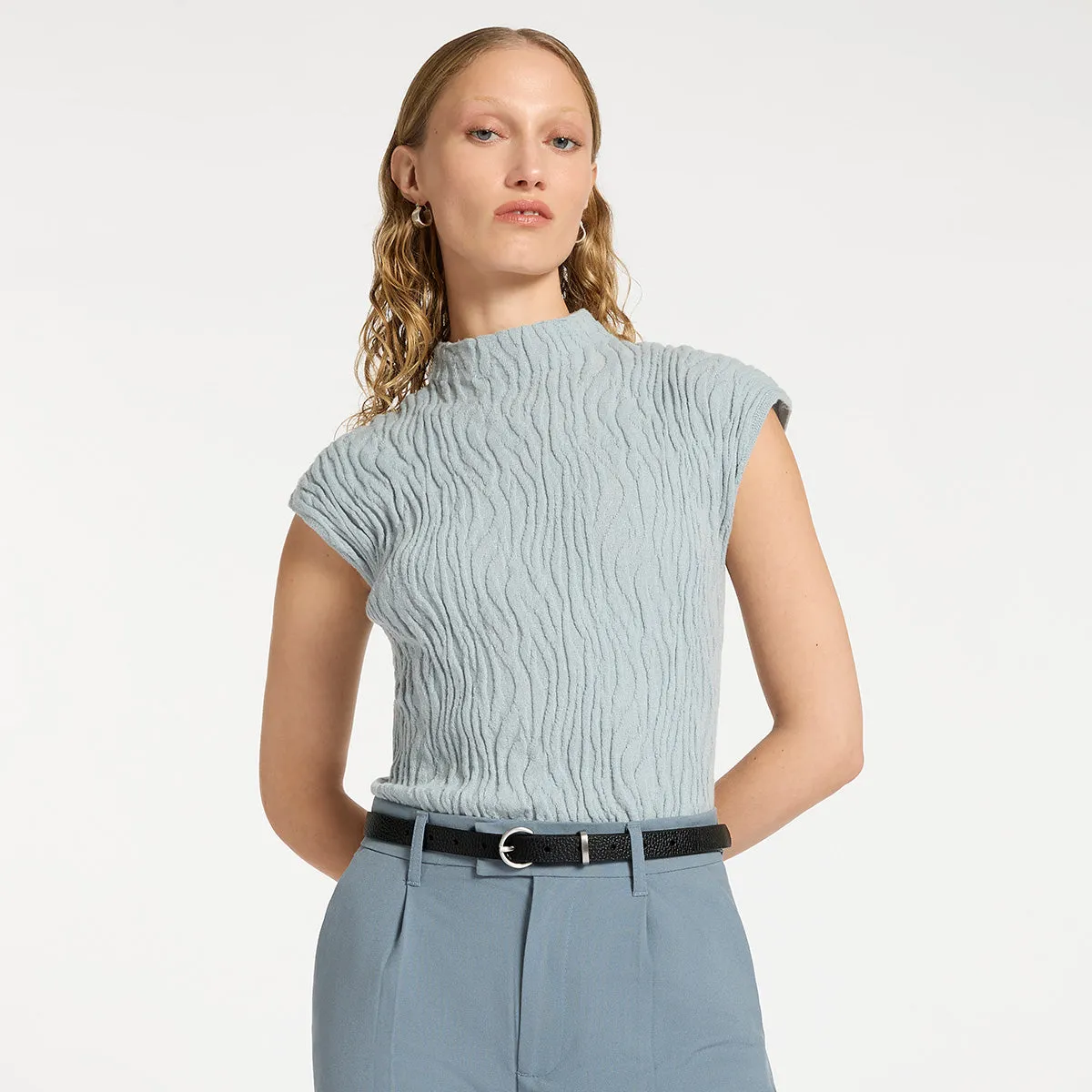 Happens All The Time Belt - Black/Silver