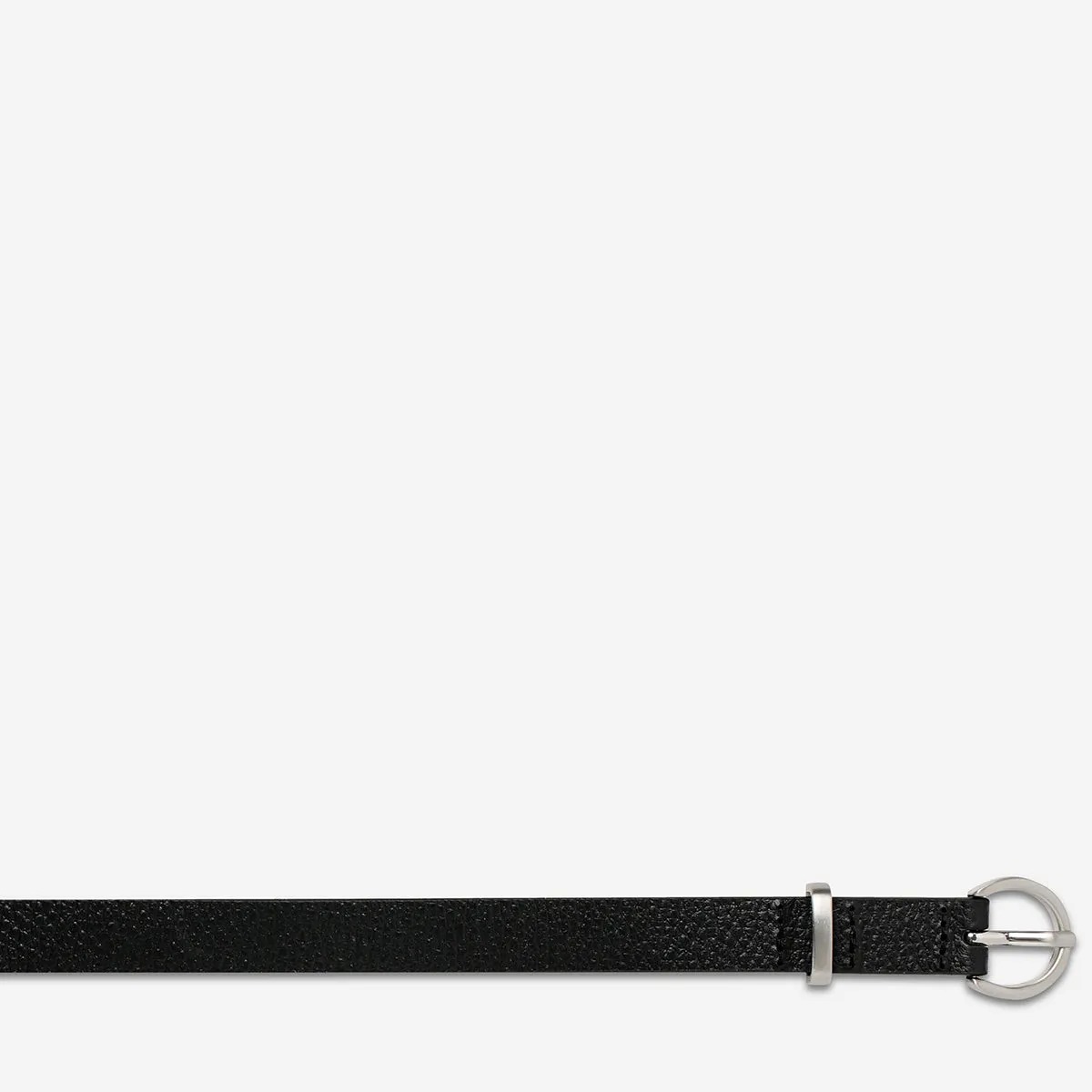 Happens All The Time Belt - Black/Silver