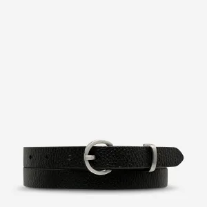 Happens All The Time Belt - Black/Silver
