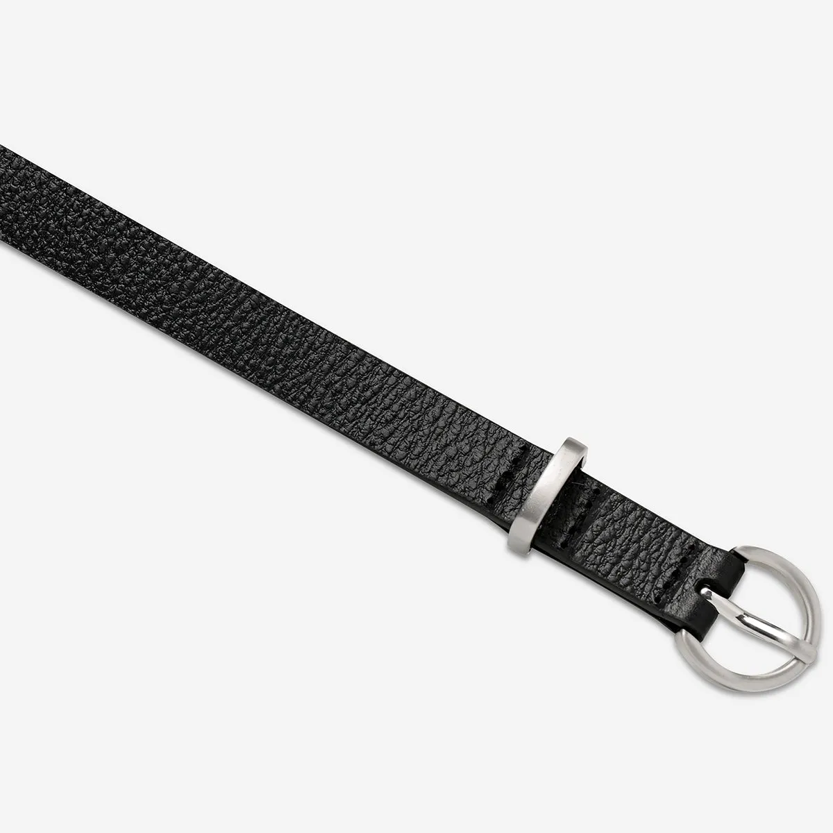 Happens All The Time Belt - Black/Silver
