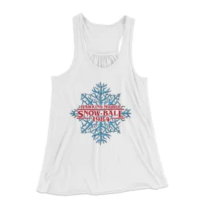 Hawkins Middle Snow Ball Women's Flowey Tank Top