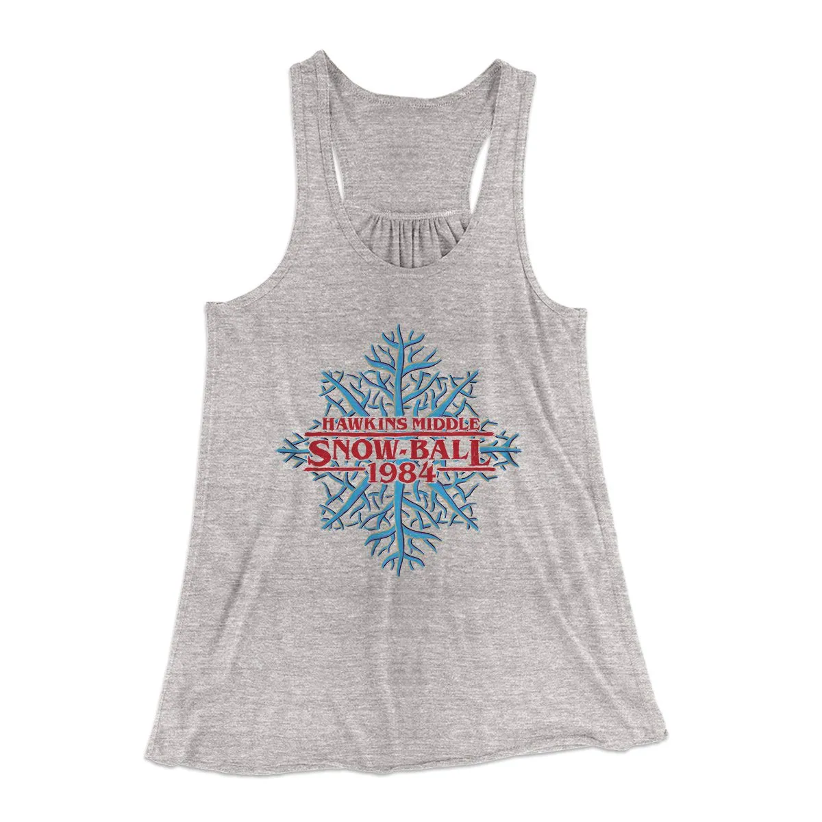 Hawkins Middle Snow Ball Women's Flowey Tank Top