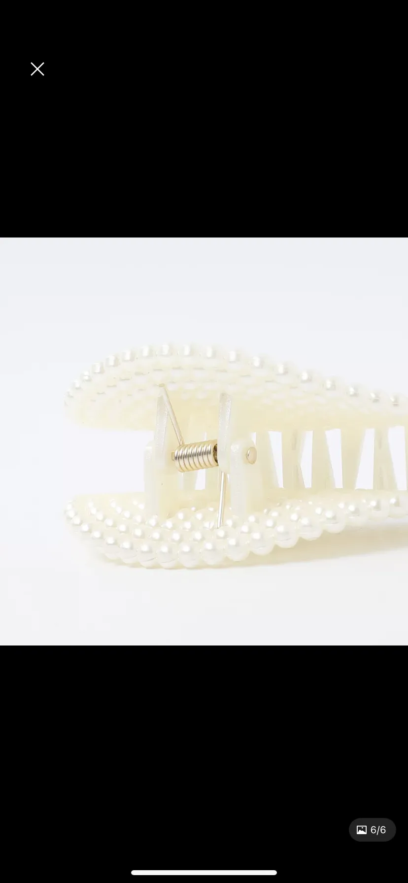 Heart Pearl Hair Clutcher