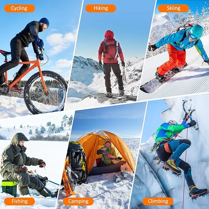 Heated Socks for Men Women - 2022 Upgraded Rechargeable Electric Heated Socks-Unisex Powered Cold Weather Heat Socks for Outdoor Riding Camping Hiking Motorcycle Skiing Warm Winter Socks