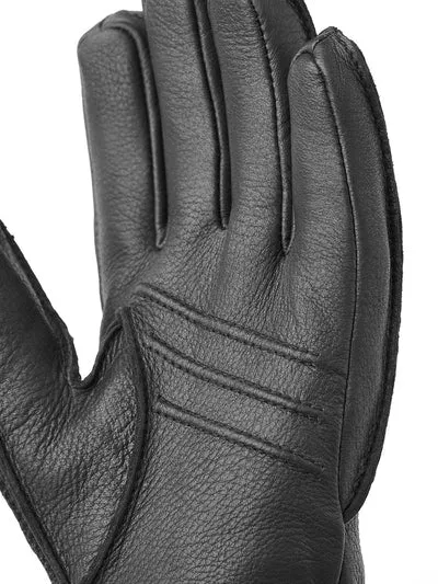 Hestra Unisex Deerskin Leather Primaloft Insulated Rib Gloves Size 8