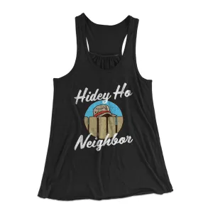 Hidey Ho Neighbor Women's Flowey Tank Top