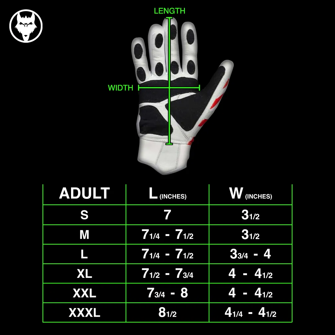 Howler Blue Batting Gloves