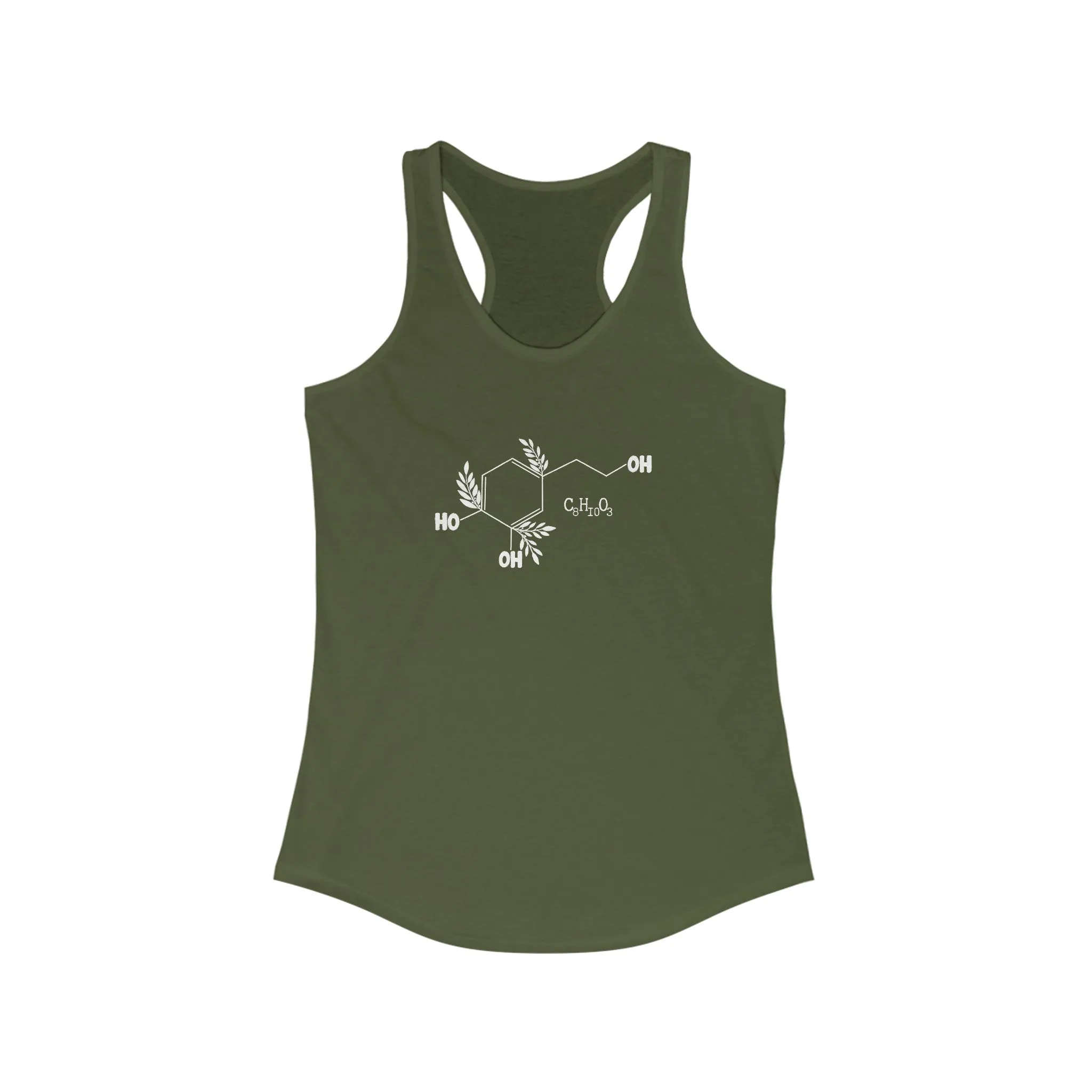 Hydroxytyrosol Olive tree consultant gift / shirt / Women's Ideal Racerback Tank