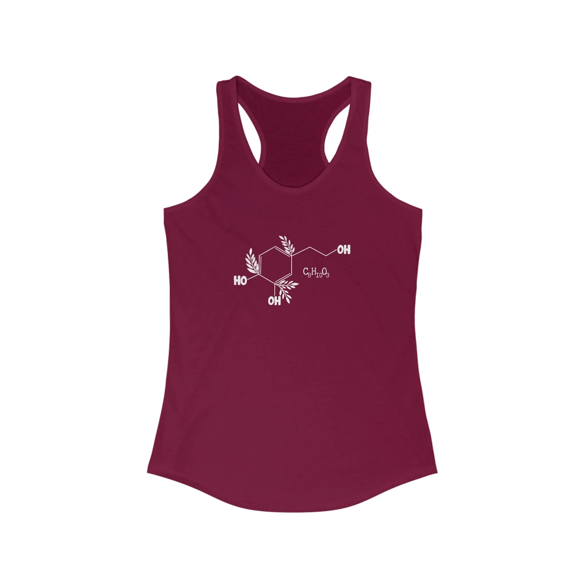 Hydroxytyrosol Olive tree consultant gift / shirt / Women's Ideal Racerback Tank