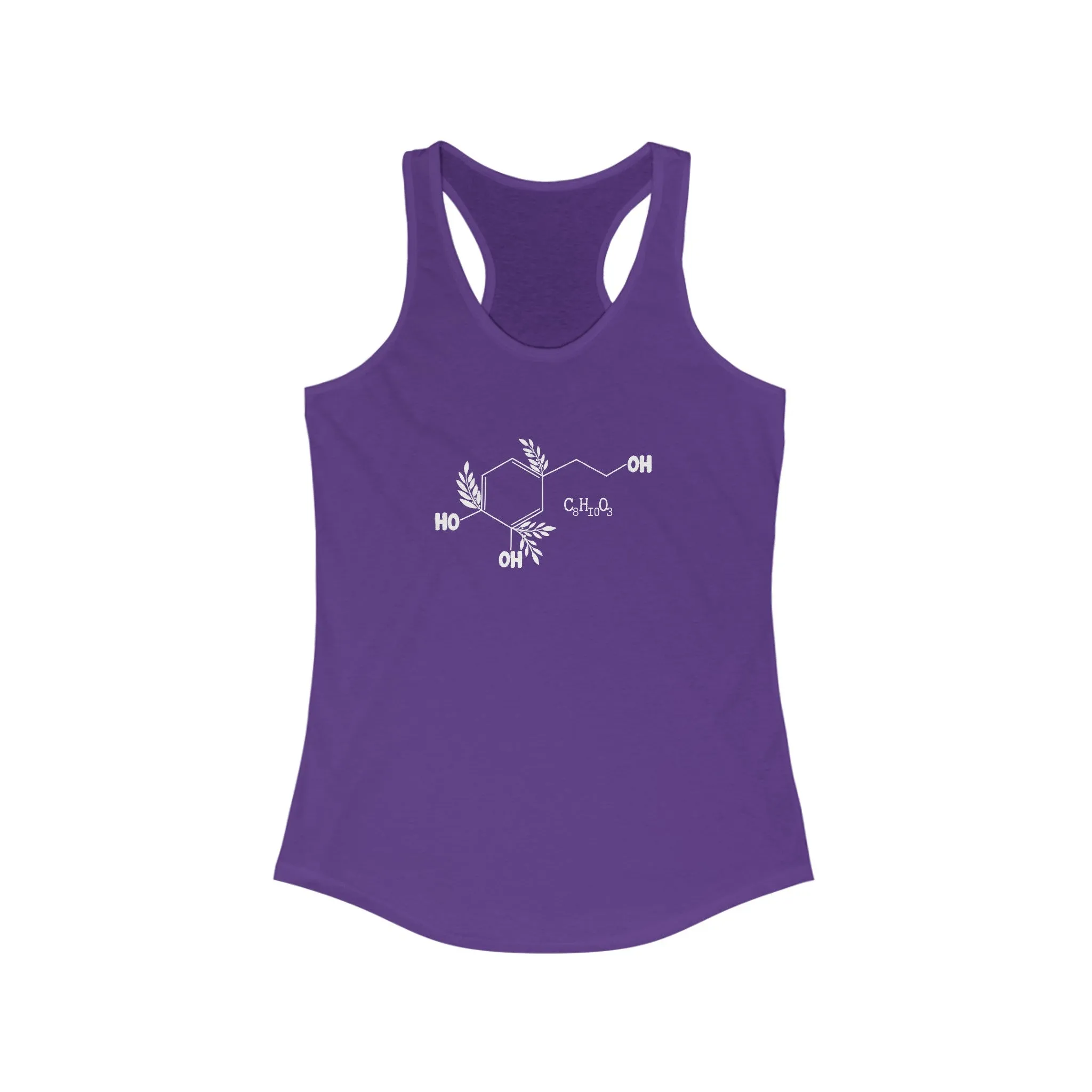 Hydroxytyrosol Olive tree consultant gift / shirt / Women's Ideal Racerback Tank