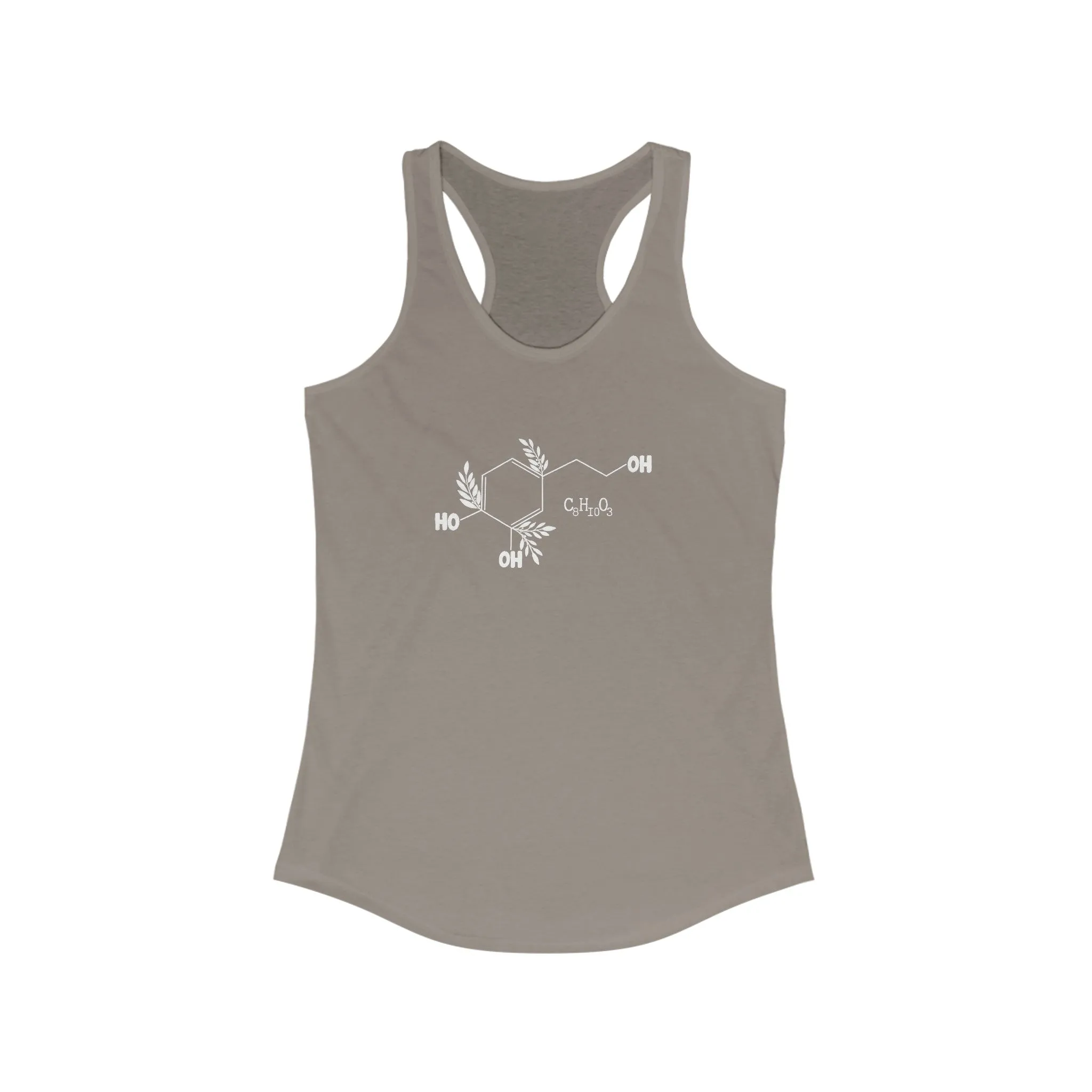 Hydroxytyrosol Olive tree consultant gift / shirt / Women's Ideal Racerback Tank