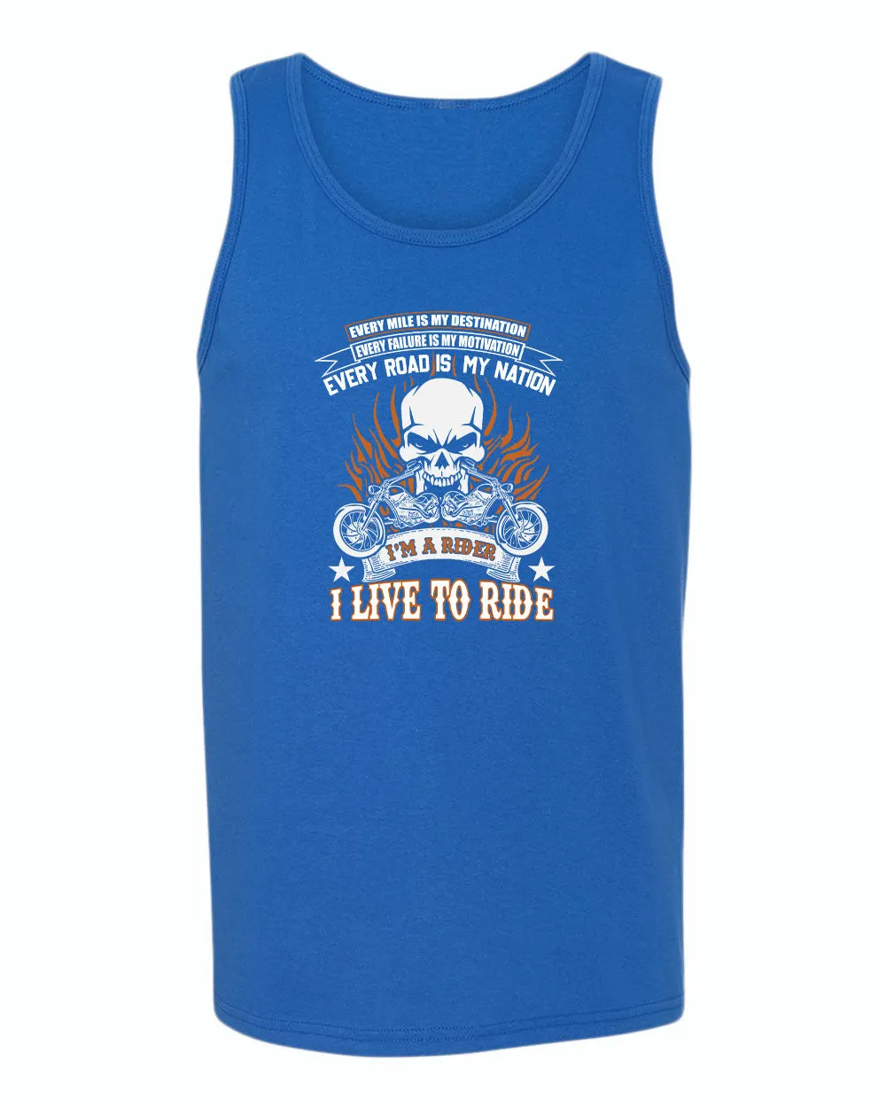 I live to ride, i'm a rider motorcycle tank top