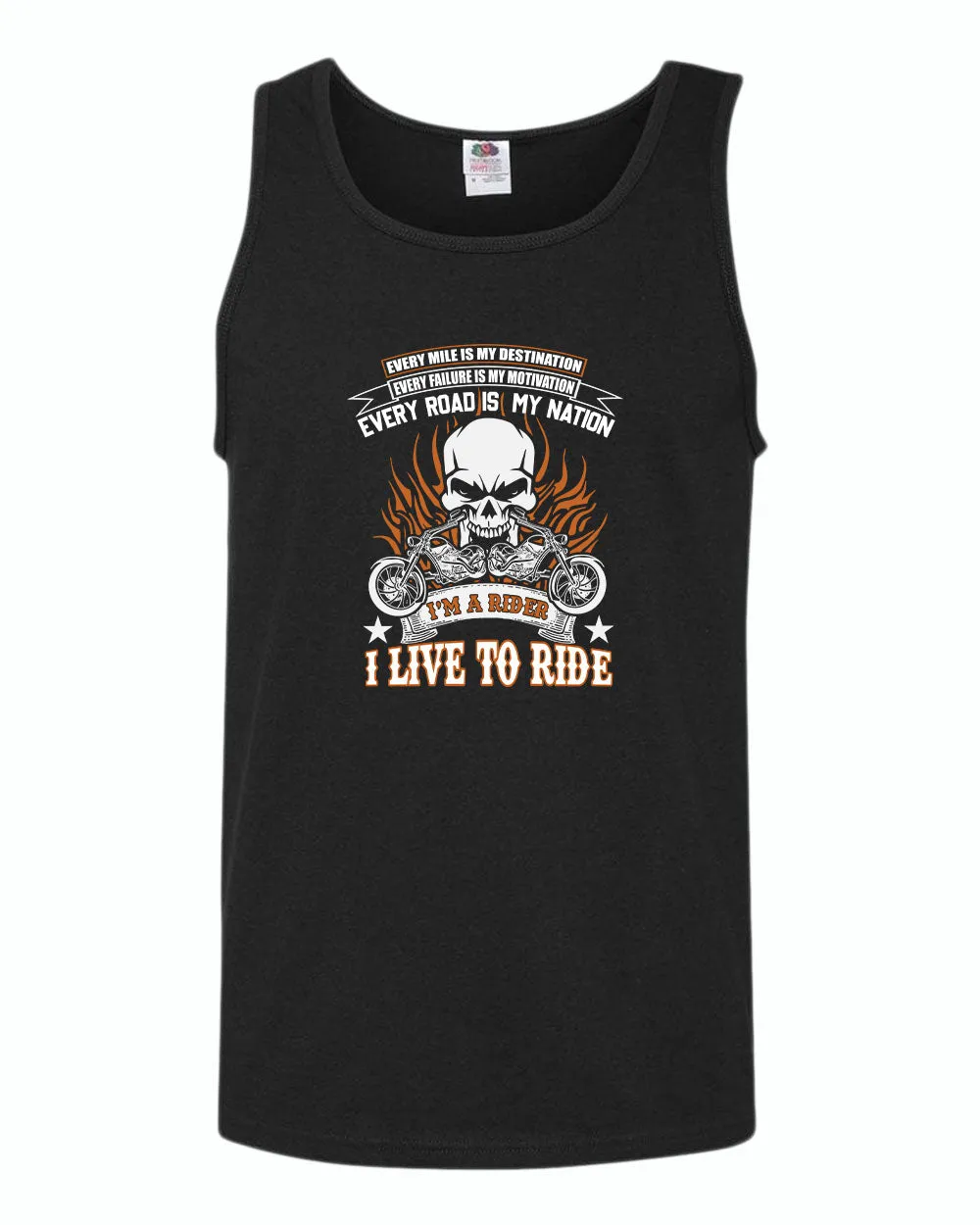 I live to ride, i'm a rider motorcycle tank top