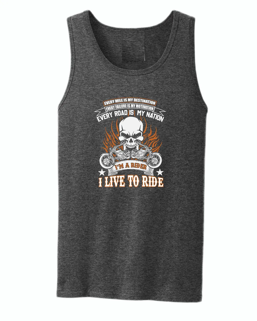 I live to ride, i'm a rider motorcycle tank top