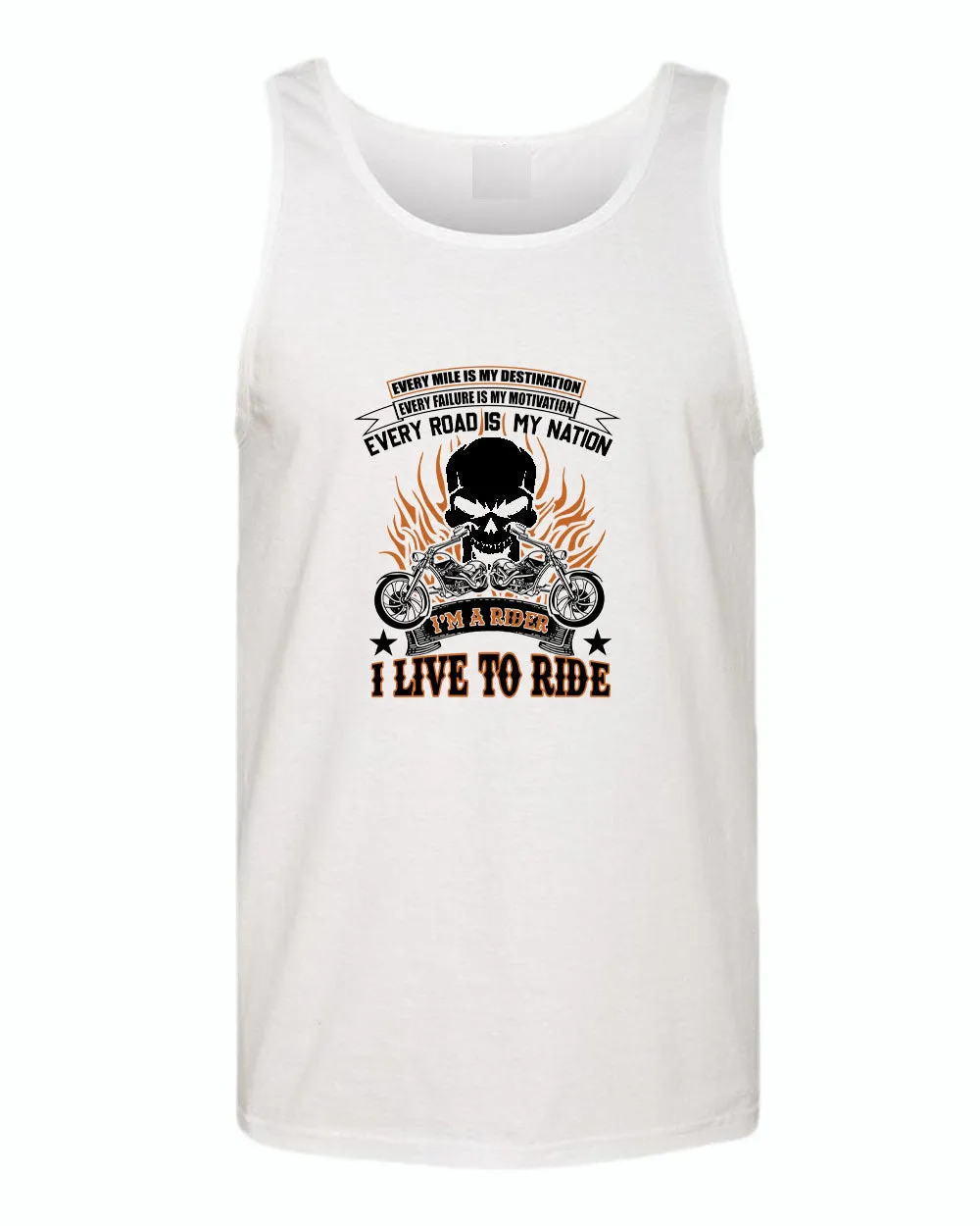 I live to ride, i'm a rider motorcycle tank top