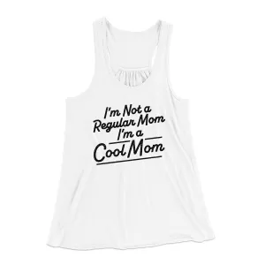 I'm Not A Regular Mom I'm A Cool Mom Women's Flowey Racerback Tank Top