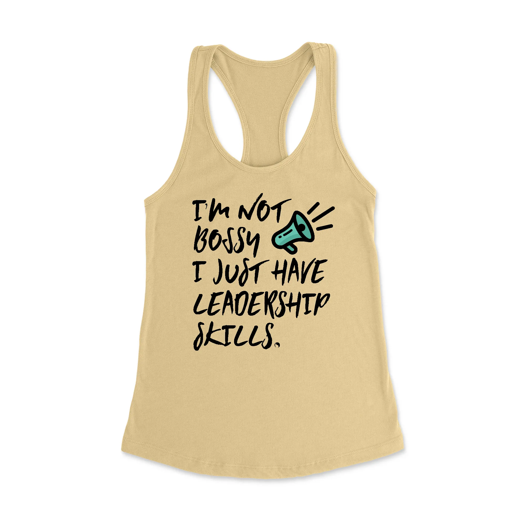 I'm Not Bossy Racerback Tank Top