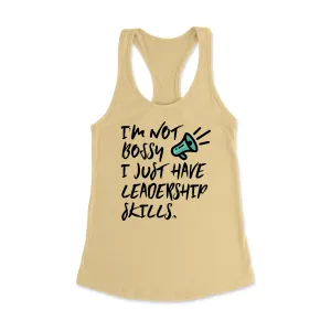 I'm Not Bossy Racerback Tank Top