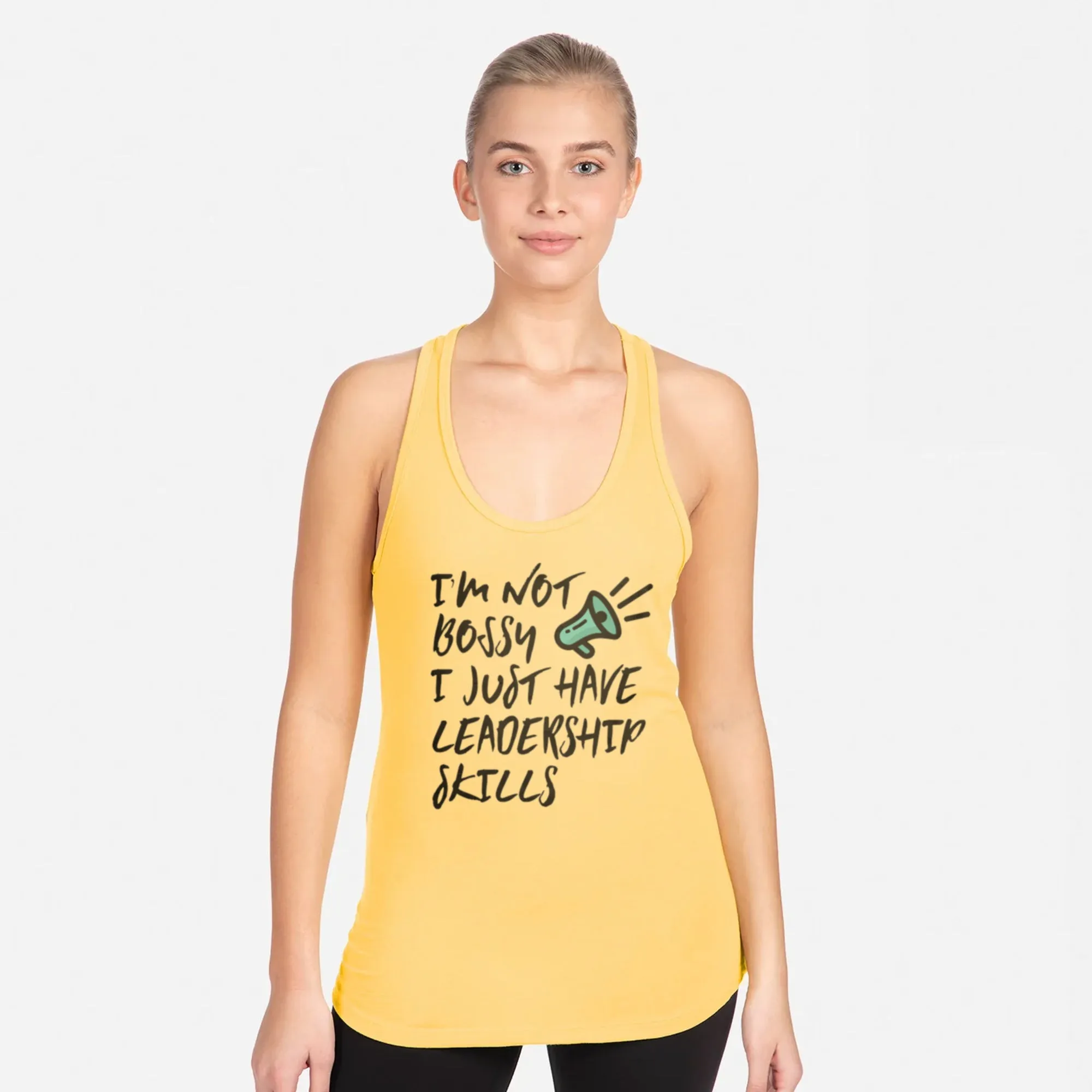 I'm Not Bossy Racerback Tank Top